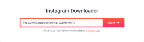 pegar URL de Instagram